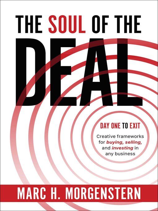 Title details for The Soul of the Deal by Marc H. Morgenstern - Available